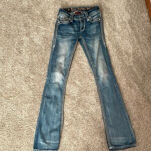 Rock revival mid rise boot jeans